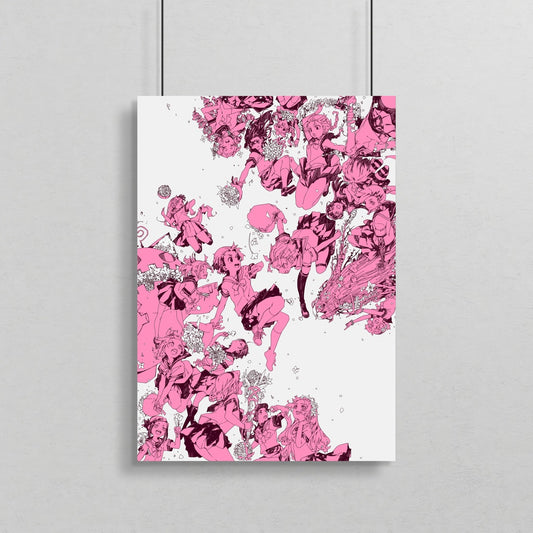 BUNBUN - Flowers - Foil Processing Poster